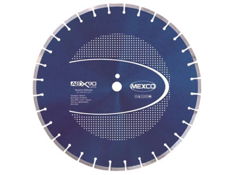 Image of Mexco Abx9045025 Abrasive Materials X90 Grade Diamond Blade 450 X 25mm Mexabx90450