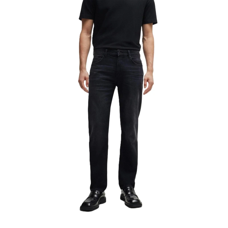 Image of Boss Mens H Re.Maine Slim Fit Jeans Charcoal male 30W R