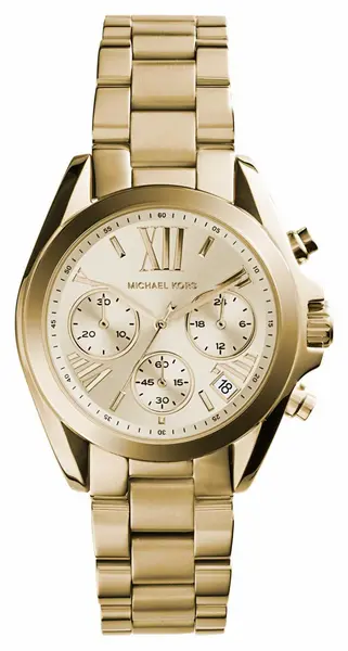Image of Michael Kors MK5798 Bradshaw Gold-Toned Womens Watch