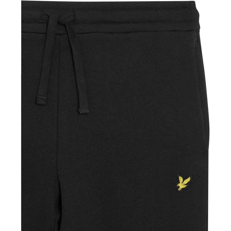 Image of Lyle and Scott Kids Closed Hem Fleece Joggers Jet Black male 8-9 Years
