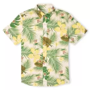 Image of Pokemon Exeggutor Tropical Print Shirt - Cream - S