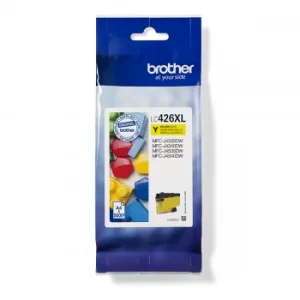 Image of BROTHER LC426XLY High Yield Yellow Ink Cartridge