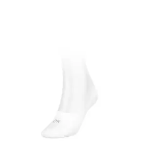Image of Calvin Klein Crystal Logo 1 Pair Socks Womens - White