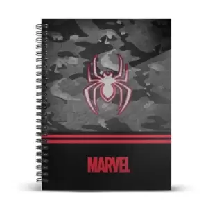 Image of Marvel Notebook A4 Spider-Man Dark