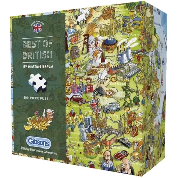 Image of Best of British Gift Collection Jigsaw Puzzle - 500 Pieces