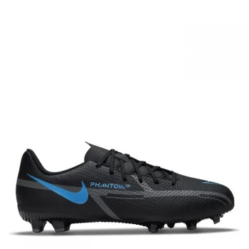 Image of Nike Phantom GT Academy Junior FG Football Boots - Black/UnivBlue