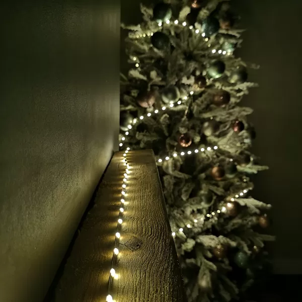 Image of 8.7m Indoor Outdoor Flexibrights Christmas Lights with 250 Warm White LEDs