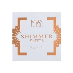 Image of MUA Luxe Shimmer Sheet Rose Gold Gold