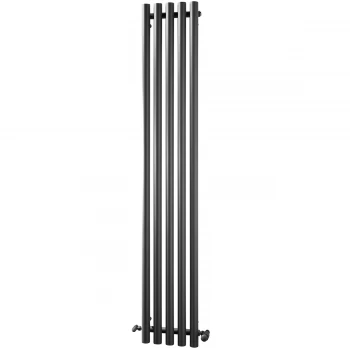 Image of Towelrads Mayfair Vertical Towel Rail Radiator - Anthracite 1800x435