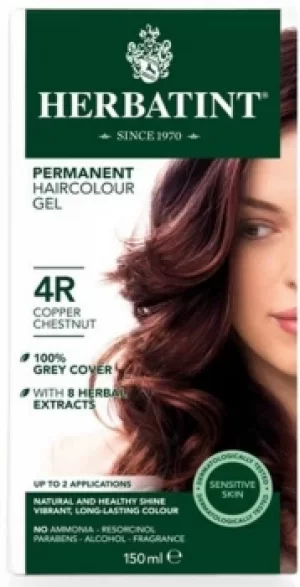 Image of Herbatint Copper Chestnut Ammonia Free Hair Colour 4R 150ml