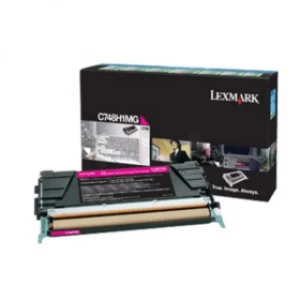 Image of Lexmark C748H3MG Magenta Laser Toner Ink Cartridge