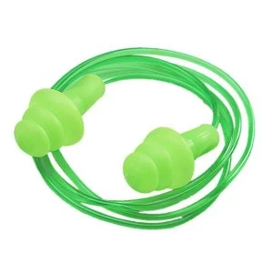 Image of BBrand Corded Easy Fit Ear Plugs Green