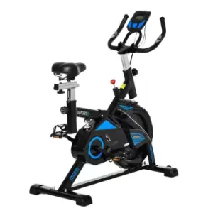Image of Homcom Stationary Exercise Bike Indoor Cycling Bicycle Cardio Workout Black