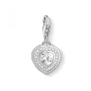 Image of Thomas Sabo Charm Club Cubic Zirconia Heart Charm