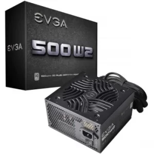 Image of EVGA 500 W2 power supply unit 500 W 20+4 pin ATX Black UK Plug