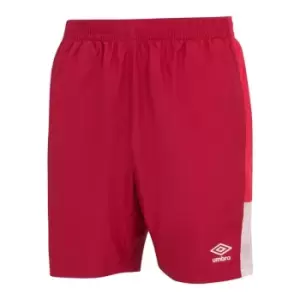 Image of Umbro Poly Shorts Junior Boys - Red