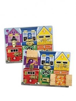 Image of Melissa & Doug Latches Board, One Colour