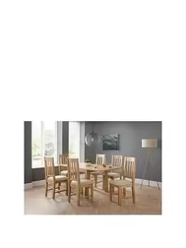 Image of Julian Bowen Astoria Flip Top Table & 6 Hereford Chairs