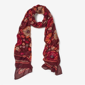 Image of Biba Printed Scarf - Border Stripe