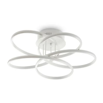 Image of Ideal Lux KAROL - Integrated LED Indoor Flush Ceiling Lamp White 4000K