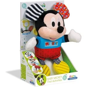 Image of Clementoni Disney Baby Mickey First Activities Soft Toy