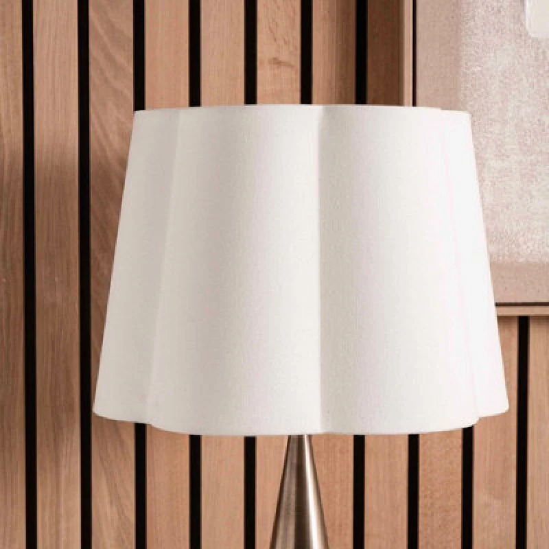 Image of Posy Handloom Tapered Scalloped Lamp Shade