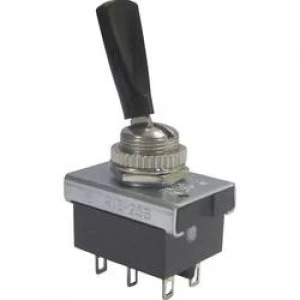 Image of Toggle switch 250 V AC 6 A 2 x OnOn SCI R13 25B1