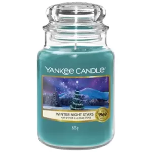 Image of Yankee Candle Christmas 2022 Large Winter Night Stars 623g