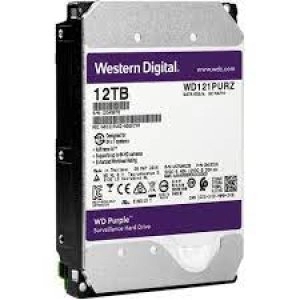 Image of Western Digital 12TB WD Purple Surveillance Hard Disk Drive WD121PURZ