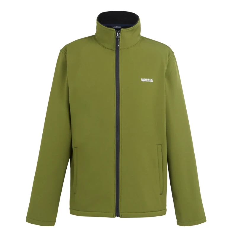Image of Regatta Mens 'Cera V' Softshell Jacket in Green Size: Small Green Male S