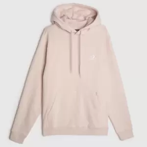 Image of Converse Go To Embroidered Star Hoodie In Pale Pink