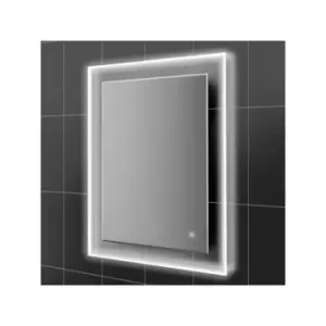 Image of HiB Element 60 LED Bathroom Mirror with Charging Frame 800mm H x 600mm W