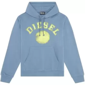 Image of Diesel Circle OTH Hoodie Mens - Blue