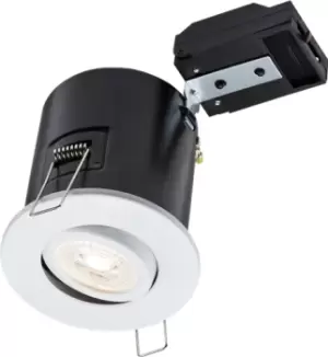 Image of KnightsBridge 230V IP20 Tilt GU10 Fire-Rated Downlight -White