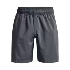 Image of Under Armour Armour Woven Graphic Shorts Mens - Grey