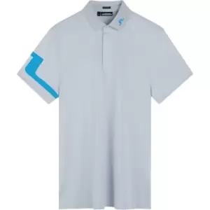 Image of J Lindeberg Golf Heath Regular Fit Golf Polo - Grey