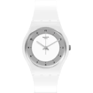 Image of Unisex Swatch Weisser Than White Watch