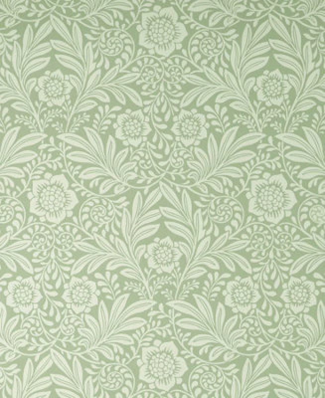 Image of Crown Camille Damask Sage Wallpaper M1744