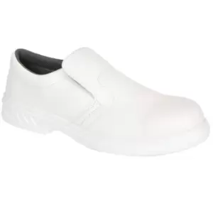 Image of FW81WHR36 - sz 36 Steelite Slip On Safety Shoe S2 - White - White - Portwest