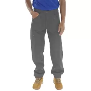 Image of Click Action Work Trousers Grey - Size 44S