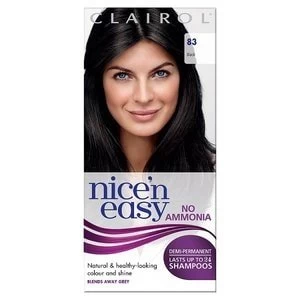 Image of Nice n Easy No Ammonia Hair Dye Black 83 Black