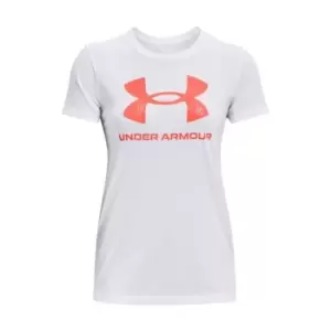 Image of Under Armour UA Sportstyle Graphic Short Sleeve - White
