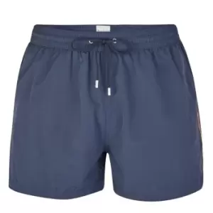 Image of Paul Smith Stripe Swim Shorts - Blue