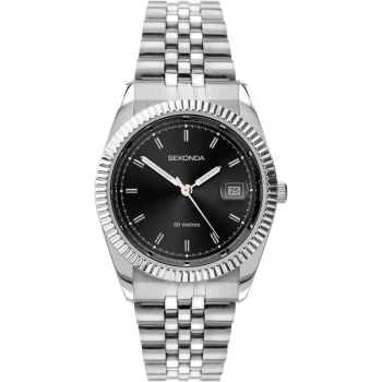 Image of Sekonda Black And Silver Classical Watch - 1691