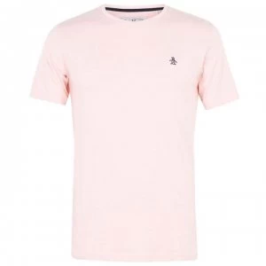 Image of Original Penguin Short Sleeve Crew Neck T Shirt - 682 Impat Pink
