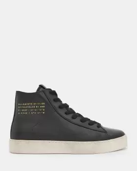Image of AllSaints Tana Leather High Top Trainers