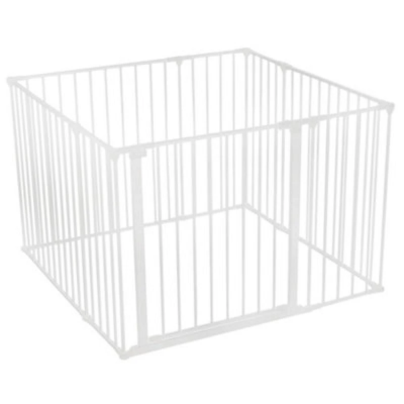 Image of Safetots Premium Multi Panel Play Den, 105Cm X 105Cm, White, 70Cm High