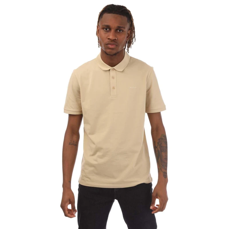 Image of Hugo Donos222 Polo Shirt Beige male S