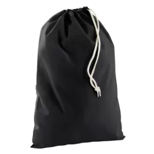 Image of Westford Mill Cotton Recycled Stuff Bag (S) (Black)