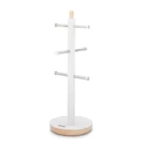 Image of Tower Scandi 6 Cup Mug Tree White
